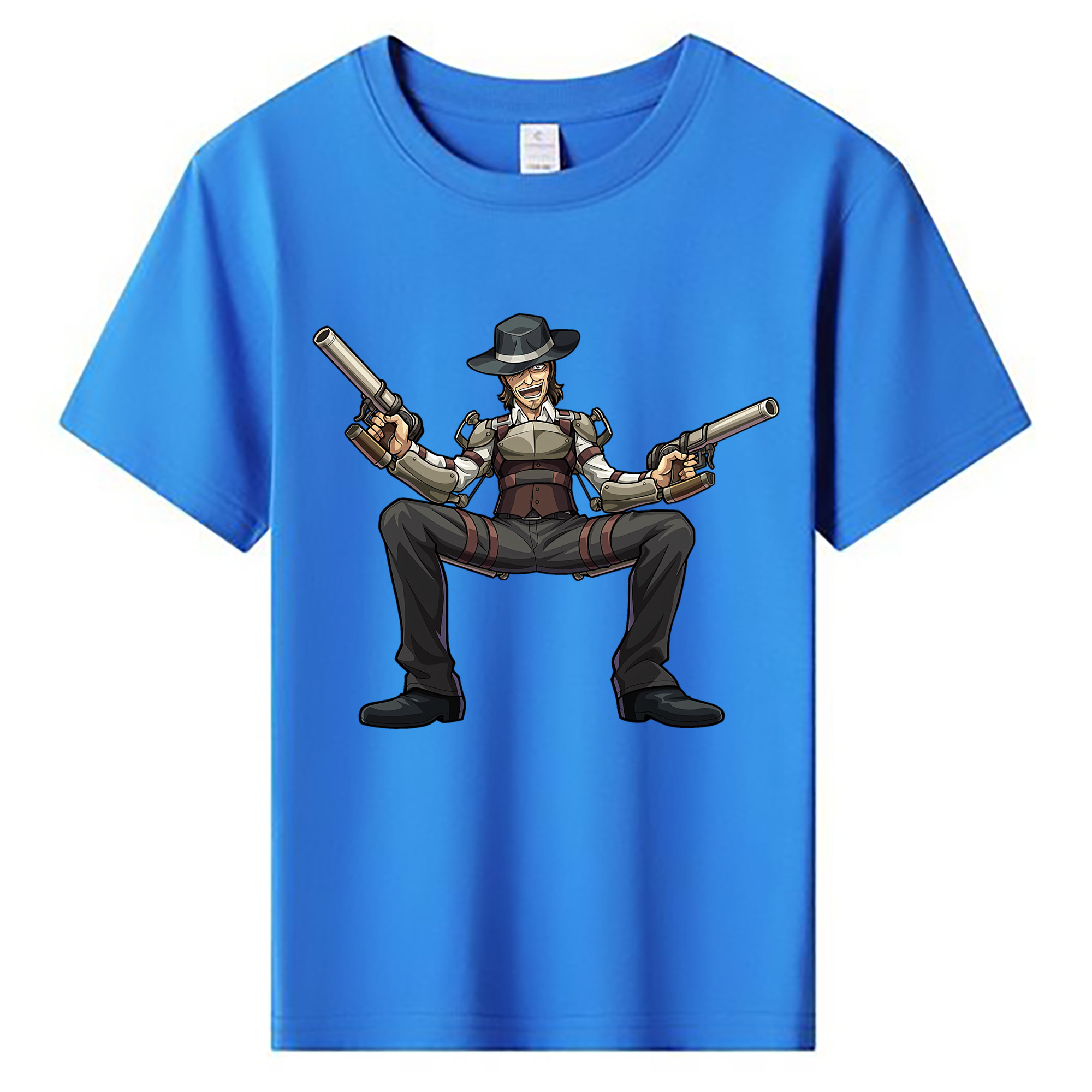 （画像用） 進撃の巨人 ケニー·アッカーマン Attack on Titan Kenny Ackerman 綿100％キッズTシャツ（フロントプリント）